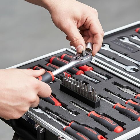 Bremorou 12 Holes Hex Bit Holder 10 Pcs 1/4 Inch Bit Organizer, Black Plastic Drill Bits Storage Case, Screwdriver Bit Holder For Hex Shank Bits in Kuwait