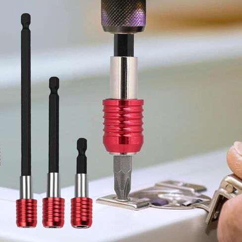 3Pcs Magnetic Drill Bit Holders - Quick Release Hex Shank Extension Bars for Power Tools, Screwdrivers, and Drill Bits in Kuwait