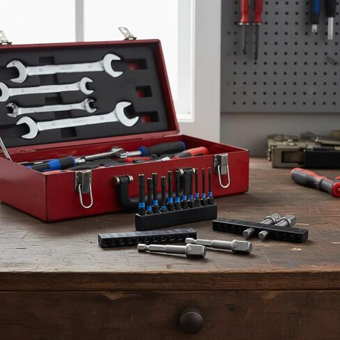 10PCS 12 Holes Hex Shank Bit Holder, Plastic Bit Organizer, Hex Shank Screwdriver Bits Holder Storage Organizer, Screw Driver Holders for 1/4 Inch Hexs Shanks in Kuwait
