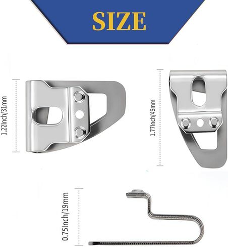 4 Pcs 42-70-2653 Belt Clip Hooks - Compatible with Impact Driver & Hammer Drill - Fits 2604-20 2604-22 2797-22 Tools with Free Screws in Kuwait