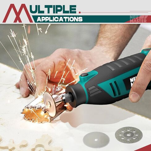 مجموعة أدوات دوارة NEU MASTER 180 واط، أدوات دوارة كهربائية سلكية مع 160 ملحقًا و6 سرعات متغيرة، مجموعة مثقاب كهربائي 10000-35000 دورة في الدقيقة (متجددة) in Kuwait