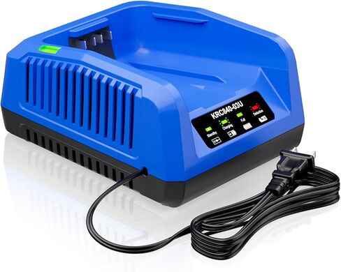 4.0A Rapid Charger Replacement for Kobalt 40V Battery Charger Compatible with Kobalt 40-Volt Max KB640-03 KB240-06 KB640-06 KB245-06 KB440-03 Power Tools Battery in Kuwait