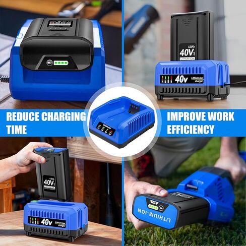 4.0A Rapid Charger Replacement for Kobalt 40V Battery Charger Compatible with Kobalt 40-Volt Max KB640-03 KB240-06 KB640-06 KB245-06 KB440-03 Power Tools Battery in Kuwait