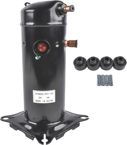 ضاغط 3.5 طن 208/230 فولت R-410A التمرير 1 المرحلة الحديد الزهر الأسود لاستبدال درجة الحرارة العالية in Kuwait