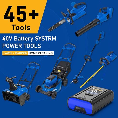 استبدال بطارية Kobalt 40V 6.0Ah متوافقة مع جميع أدوات الطاقة اللاسلكية Kobalt 40V، لبطارية 40V Max KB440-03 KB2540C-06 KB240-03 KRC60 | شحن سريع ووقت تشغيل ممتد in Kuwait