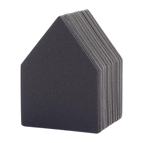 POLIWELL Silicon carbide sandpaper 100-Piece Pack 90mm x 65mm 80/120/150/180/240 Grit Triangle Sanding Sheets with Hook & Loop Fastening Replacement for Milwaukee M12 Orbital Detail Sander Accessories in Saudi Arabia