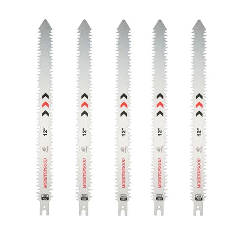 2 in 1 Double-Sided Teeth Reciprocating Saw Blade, 6 Inch Pruning Saw Blades for Tree Trimming, PVC, Wood Cutting (5 Pack/5TPI) in Saudi Arabia