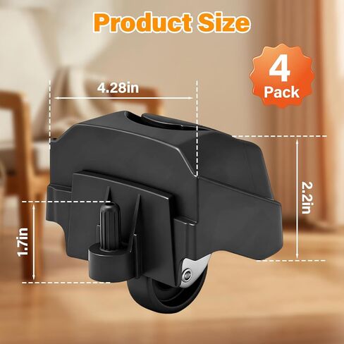 4 قطع بديلة لعجلة العجلات 12388 و12293 لمتجر Ridgid Wet/Dry Shop Vac، تناسب موديلات 6-20 جالون WD16650 WD06350 WD1635 in Kuwait