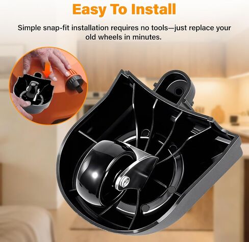 4 قطع بديلة لعجلة العجلات 12388 و12293 لمتجر Ridgid Wet/Dry Shop Vac، تناسب موديلات 6-20 جالون WD16650 WD06350 WD1635 in Kuwait