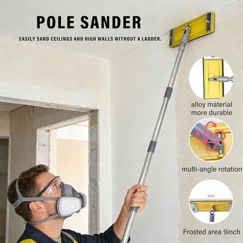 48-inch Manual Hand Drywall Sander with Extension Pole (pole sander+paint roller kit) in Saudi Arabia