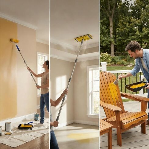 48-inch Manual Hand Drywall Sander with Extension Pole (pole sander+paint roller kit) in Saudi Arabia