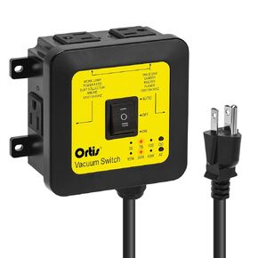 2026 New! Automatic Vacuum Switch - Ortis Dust Control Autoswitch for 3 Power Tools, Auto/On/Off Modes, Delay Vacuum On/Off to Prevent Circuit Overload and Tripping, Adjustable Actuation Threshold in Saudi Arabia