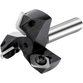 1 x CNC Spoilboard Surface Cutter 8 mm 1/4 Shank Plate Flattening Carbide Insert Wood Planer (1I4 Shank) in Kuwait
