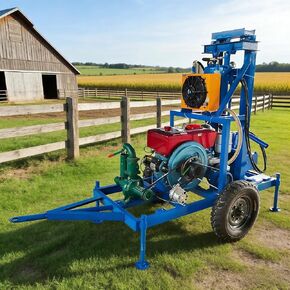 Lightweight Hydraulic Rotary Well Driller, High Efficiency Drilling Machine for Fast Well Construction, Ideal for DIY Homestead Remote Cabin and Small Agricultural Plot Projects in Kuwait