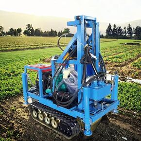 Small Mini Water Well Drilling Rig, Agricultural Crawler Portable Water Bore Hole Well Forage Boring Borehole Drill Machine in Kuwait
