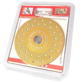 Diamond Cutting Wheel for 4-1/2" Angle Grinder Titanium Coated Double Sided Multi-Pore Vacuum Brazed Fast Cutting Diamond Saw Blades for Granite Marble Ceramic Tile Quartz Stone 1PCS in Kuwait