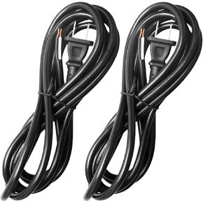 2 قطعة 6FT 18AWG استبدال كابل إمداد أداة الطاقة | قابس مستقطب ذو شقين 110 فولت/300 فولت تيار متردد، للمثاقب، آلات الصنفرة، مناشير التقطيع، المطاحن، المكانس الكهربائية، مناشير ميتري، الأجهزة، المحركات وغيرها من الأدوات الكهربائية. in Kuwait