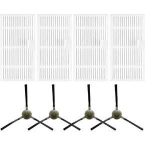 For MAMNV T7S JIKA Teendow T7S T12S Robot Vacuum Side Brushes Filters Kit Replacement Parts Set With Multiple Brush And Filter Options (STYLE A) in Kuwait
