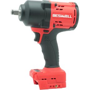 BESWELL مفتاح ربط لاسلكي 1/2 بوصة لبطارية ميلووكي 18 فولت، 885 قدم رطل أقصى عزم دوران مسدس كهربائي بدون فرشاة لإصلاح السيارة، التحكم في السرعة 4 أوضاع (الأداة فقط) - CIW-112B-ML in Kuwait