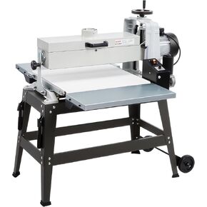VEVOR 22" Drum Sander with Stand & Extension Tables, 1.75HP 1440RPM Dual Motor Drum Sander for Woodworking - Variable Speed Conveyor Belt, 4" Dust Collection Port for Cabinet & Furniture Finishing in Saudi Arabia