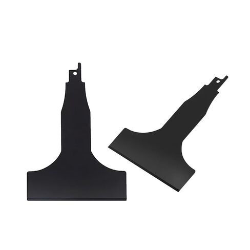 2 Pcs Reciprocating Saw Scraper Blade, Scraping Tool Attachment for Reciprocating Saws, High Carbon Steel Tile Cleaning Tool for Removing Tile, Linoleum, Adhesives, Mastics, and More in Kuwait