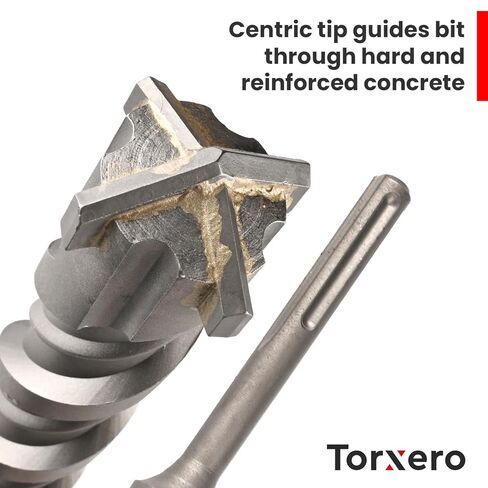 3/4" X 24 in SDS MAX Bits, Rotary Hammer, Carbide, Masonry Drill Bits for Concrete, Stone and Brick, SDS MAX Hammer Double Flute, Concrete Drill Bit in Kuwait
