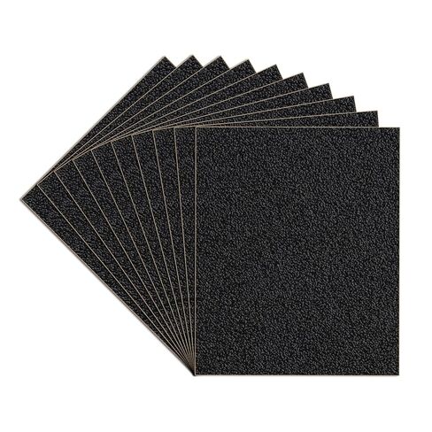 10-Sheets 500 Grit Sandpaper, 9 x 11 Inch Wet Dry Sand Paper Assortment Pack, Silicon Carbide Abrasive Sanding Sheets for Automotive Car Paint Metal Wood Furniture Crafts Polishing in Saudi Arabia