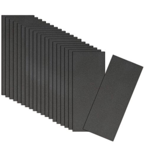 10-Sheets 500 Grit Sandpaper, 9 x 11 Inch Wet Dry Sand Paper Assortment Pack, Silicon Carbide Abrasive Sanding Sheets for Automotive Car Paint Metal Wood Furniture Crafts Polishing in Saudi Arabia