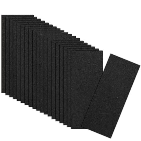 10-Sheets 500 Grit Sandpaper, 9 x 11 Inch Wet Dry Sand Paper Assortment Pack, Silicon Carbide Abrasive Sanding Sheets for Automotive Car Paint Metal Wood Furniture Crafts Polishing in Saudi Arabia