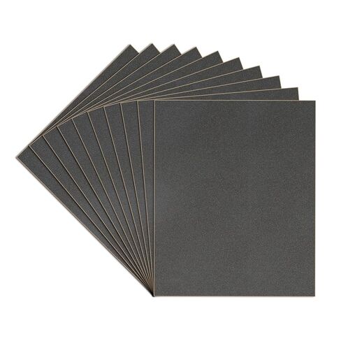 10-Sheets 500 Grit Sandpaper, 9 x 11 Inch Wet Dry Sand Paper Assortment Pack, Silicon Carbide Abrasive Sanding Sheets for Automotive Car Paint Metal Wood Furniture Crafts Polishing in Saudi Arabia