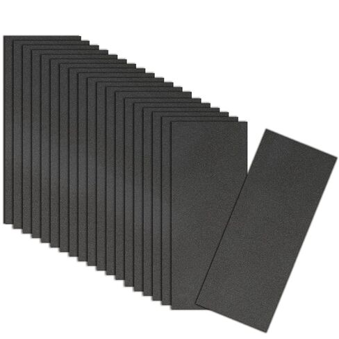 10-Sheets 500 Grit Sandpaper, 9 x 11 Inch Wet Dry Sand Paper Assortment Pack, Silicon Carbide Abrasive Sanding Sheets for Automotive Car Paint Metal Wood Furniture Crafts Polishing in Saudi Arabia