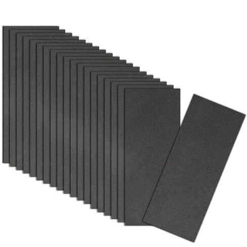 10-Sheets 500 Grit Sandpaper, 9 x 11 Inch Wet Dry Sand Paper Assortment Pack, Silicon Carbide Abrasive Sanding Sheets for Automotive Car Paint Metal Wood Furniture Crafts Polishing in Saudi Arabia