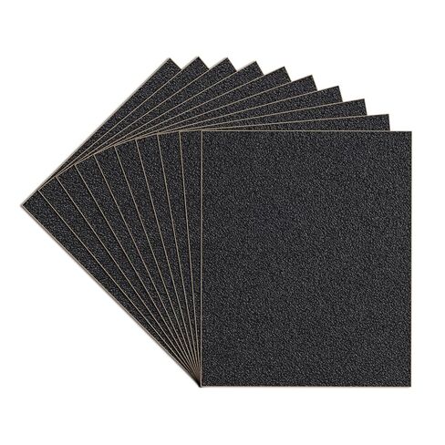 10-Sheets 500 Grit Sandpaper, 9 x 11 Inch Wet Dry Sand Paper Assortment Pack, Silicon Carbide Abrasive Sanding Sheets for Automotive Car Paint Metal Wood Furniture Crafts Polishing in Saudi Arabia