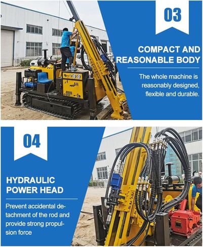 Crawler Core Drilling Machine, Hydraulic Driller for Reliable Core Extraction, Suitable for Rock Analysis and Subsurface Core Testing Projects in Kuwait