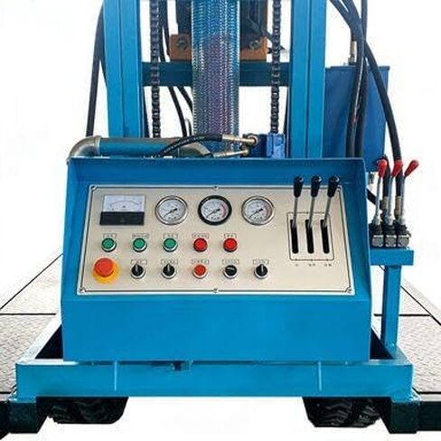 Rugged Portable Water Well Driller,Hydraulic Fast-Penetration Borehole Rig with Stabilizer Legs,Professional Drilling Machine for Residential Backyard,Agricultural Irrigation &Small Construction Sites in Kuwait