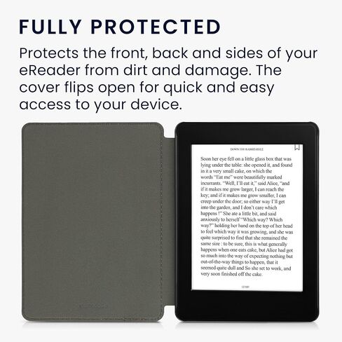 حافظة kwmobile متوافقة مع Amazon Kindle Paperwhite 11. حافظة الجيل 2021 - غطاء للقارئ الإلكتروني مع إغلاق مغناطيسي - أزرق فاتح in Kuwait