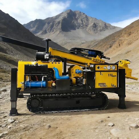 Precision Hydraulic Core Driller, Crawler Drilling Machine for Quality Assurance, Suitable for Infrastructure Inspection and Core Sample Integrity Testing Projects in Kuwait