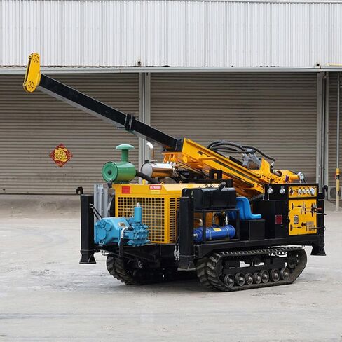 Precision Hydraulic Core Driller, Crawler Drilling Machine for Quality Assurance, Suitable for Infrastructure Inspection and Core Sample Integrity Testing Projects in Kuwait