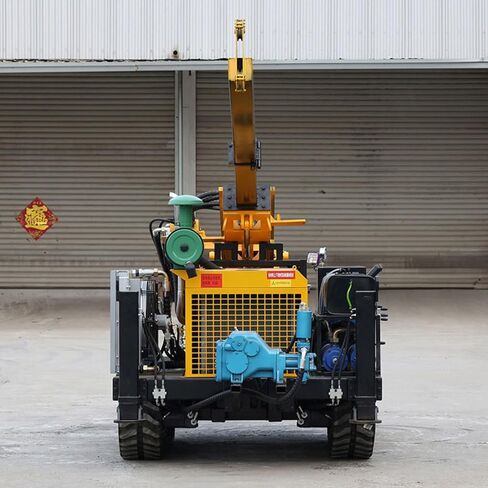 Precision Hydraulic Core Driller, Crawler Drilling Machine for Quality Assurance, Suitable for Infrastructure Inspection and Core Sample Integrity Testing Projects in Kuwait