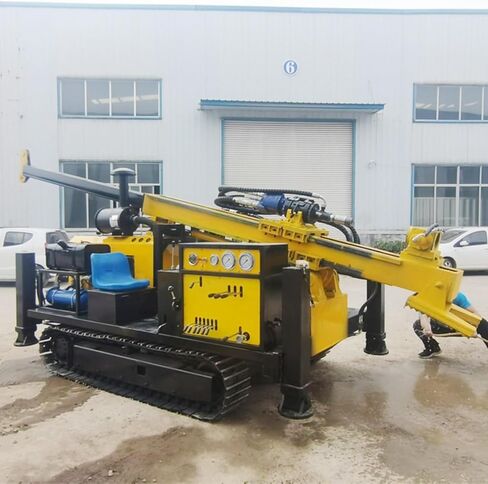 Crawler Full Hydraulic Core Drill, All Terrain Drilling Machine for Remote Exploration, Ideal for Wilderness Geology Survey and Core Sampling Projects in Kuwait