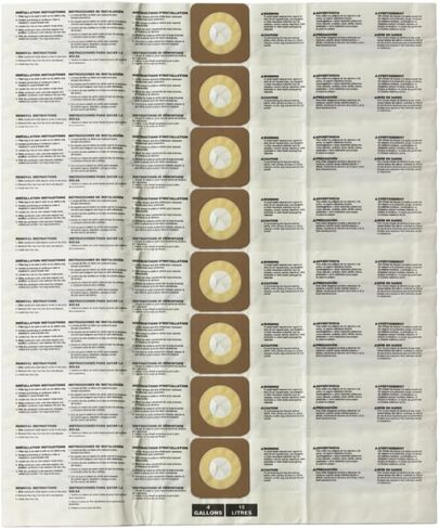 VacBagsUSA 8 Pack Filter Bag Replacement for CMXZVBE43270 Craftsman 4 Gallon, DeWALT DXV04T in Kuwait
