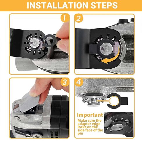 Oscillating Tool Blades 10 Pack Titanium Sharp Durable for Metal and Wood Fits Most Oscillating Tools, Black in Saudi Arabia