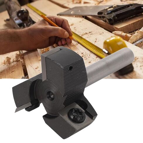 لقم توجيه سطح Spoilboard 8 مم ساق 3 فلوت 1 1/2 بوصة قطر القطع المضاد لرد الفعل العكسي لقمة تخطيط الخشب عالية الكربون من الفولاذ باستخدام الحاسب الآلي أداة النجارة لتسطيح البلاطة والسطح in Kuwait