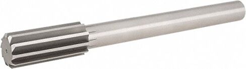 Hertel Chucking Reamer، قطع RH، قطر 1-5/8 بوصة، HSS، ساق أسطوانية مستقيمة، طول الناي 3-1/2 بوصة، 13 بوصة OAL، 12 فلوت in Kuwait