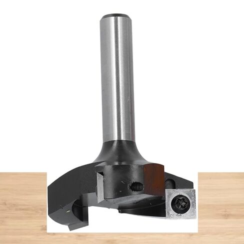 لقمة توجيه سطحية من Spoilboard 3 لقم تسوية خشبية عالية القوة من الفولاذ الكربوني CNC لمشاريع الأعمال الخشبية ساق 1/2 بوصة فضي أسود أصفر in Kuwait
