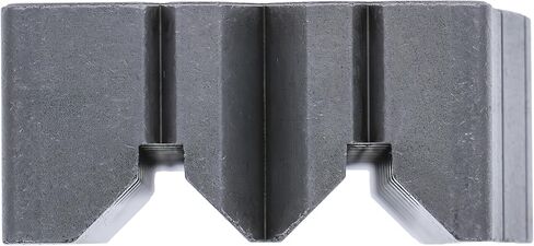 Milescraft 1307 Drill Block PRO - دليل الحفر المحمول لجميع المعادن للثقوب المستقيمة. 25 دليل حفر في واحد! 1/8 بوصة إلى 1/2 بوصة بزيادات 1/64 بوصة. تصميم مزدوج على شكل حرف V للمخزون الدائري والزوايا in Kuwait