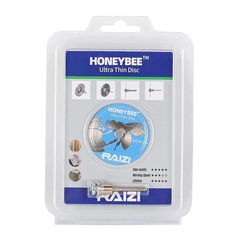 Raizi Honeybee 2 Inch Diamond Cutting Blade, Ultra Thin 0.024" (0.6mm) Diamond Saw Disc for Ceramic Tile, Porcelain & Stoneware, Wet Cutting Disc in Kuwait