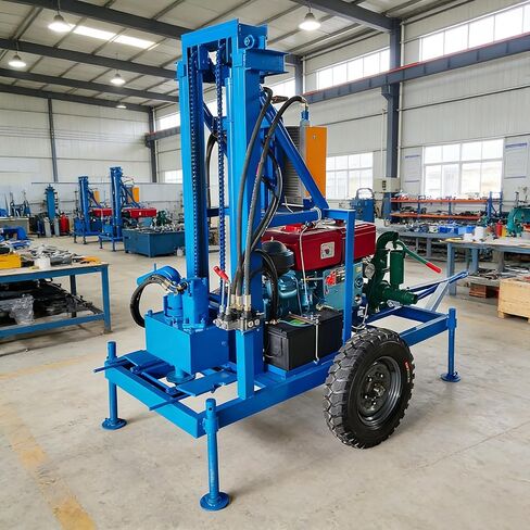 Professional Portable Water Well Rig, Industrial-Grade Hydraulic Drill Rig for Off-Grid Homesteads & Environmental Testing, offering Precision Depth Control and Quick-Release Drill Rods in Kuwait