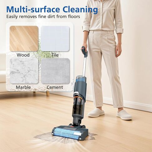 WD161 Roller & Filter Replacement for Shark HydroVac MessMaster Wet Dry Vacuum Cleaner WD161 WD261 AW261 and WD101 WD201 WD100 WD200 AW201 WD200C WD201C WD101C Vacuums(2 Brush 2 Foam Filter Kit) in Kuwait