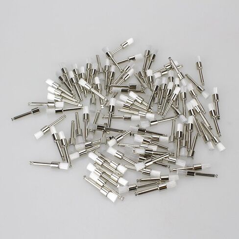 Airgoesin 100pcs Nylon Buffing Brush Polisher Latch Type RA 2.35 Shank Grindering Power Rotary Polishing Cleaning Tool in Kuwait